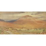 Isaac Cooke (1846-1922) - 'Great Gable from West Lake Mead, signed, watercolour, label and titled