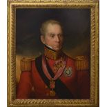 English School (circa 1830-1840) - Portrait of a gentleman in military uniform, half length