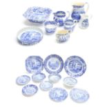 Spode Italian design tableware including a large collection including cream jugs, serving dishes,