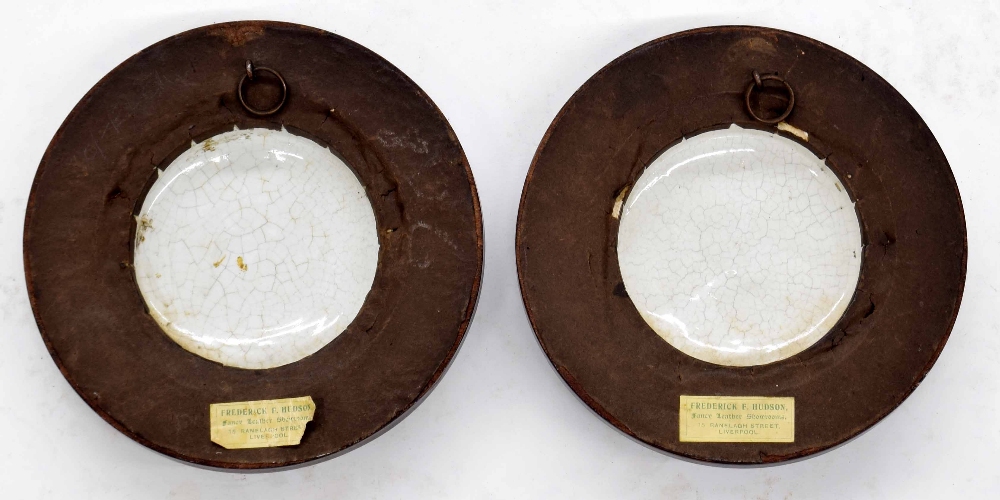 Two framed Prattware pot lids to include 'The Late Duke of Wellington' and 'The Late Prince - Image 2 of 2