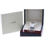 Longines Dolce Vita automatic rectangular stainless steel gentleman's bracelet watch, ref. L5.657.4,