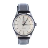 Smiths Everest automatic stainless steel gentleman's wristwatch, circular silvered dial with applied