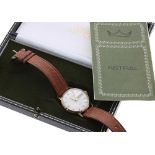 Smiths Astral 9ct day/date automatic gentleman's wristwatch, London 1977, case ref. 2214/1, circular