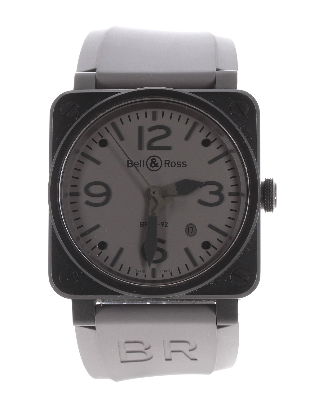 Bell & Ross BR 03-92 Aviation Type / Military Spec. automatic square black stainless steel - Image 2 of 3