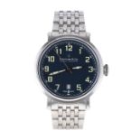 Dreyfuss & Co. Seafarer Series 1924 stainless steel gentleman's bracelet watch, ref. DGB00152/52,