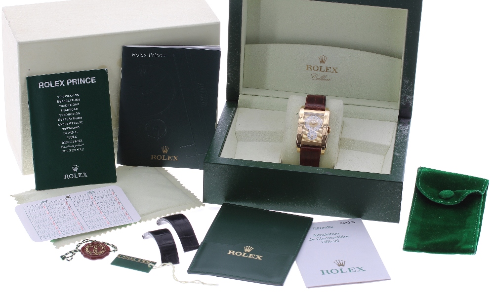 Rolex Prince Cellini 18ct gentleman's wristwatch, ref. 5440/8, circa 2005/06, serial. no. D76xxxx,