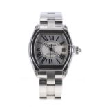 Cartier Roadster automatic stainless steel gentleman's bracelet watch, ref. 2510, serial. no.