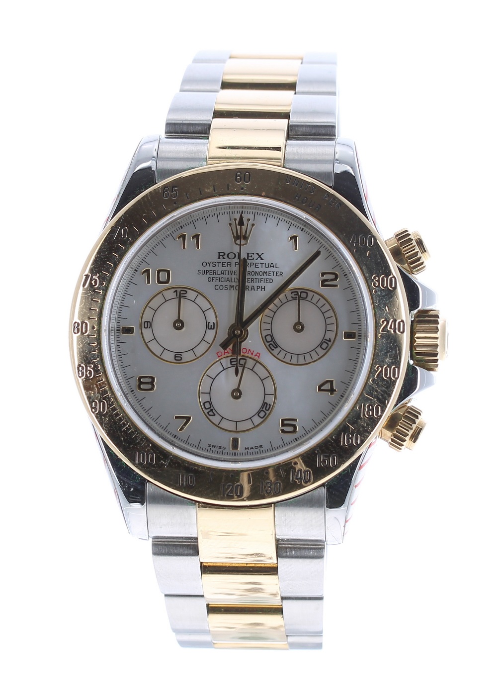 Rolex Oyster Perpetual Cosmograph Daytona stainless steel and gold gentleman's bracelet watch, - Image 2 of 6