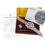 Breitling Genéve Navitimer chronograph stainless steel gentleman's bracelet watch, ref. 806, circa