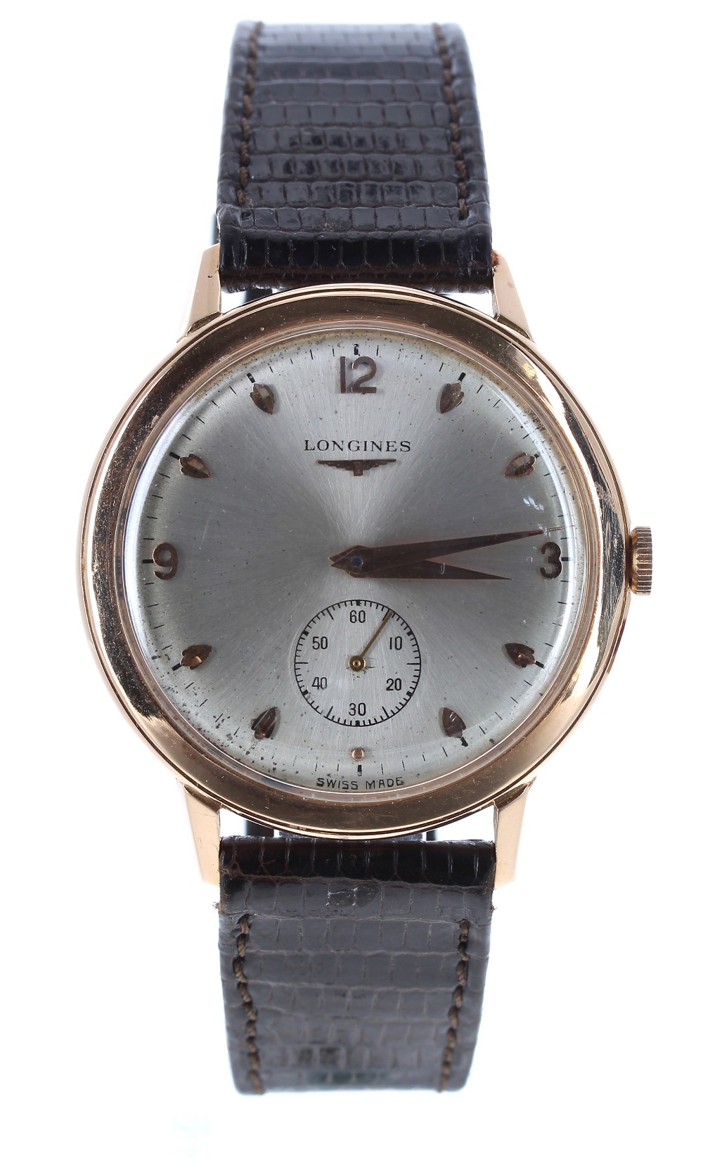 Longines 18k automatic gentleman's wristwatch, ref. 6813 1, circa 1950's, serial no. 8948xxx, - Image 2 of 5