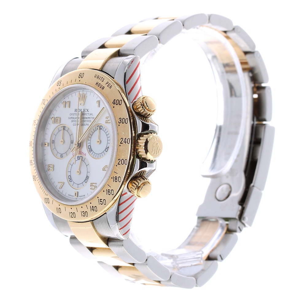 Rolex Oyster Perpetual Cosmograph Daytona stainless steel and gold gentleman's bracelet watch, - Image 3 of 6