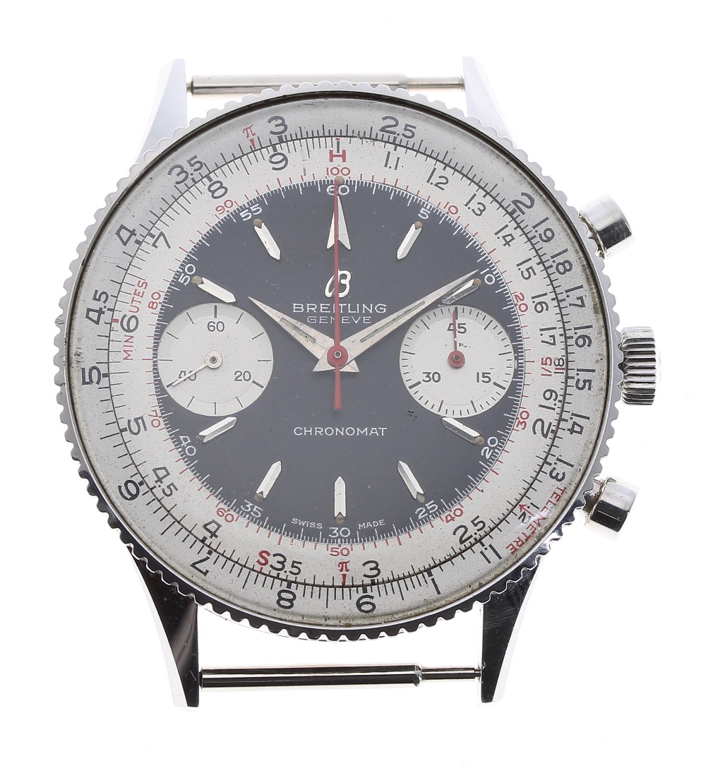 Breitling Chronomat chronograph stainless steel gentleman's wristwatch, ref. 808, circa 1966, - Image 2 of 4