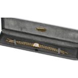 Longines gold plated and stainless steel lady's bracelet watch, ref. 7420, serial no. 259546xx, oval