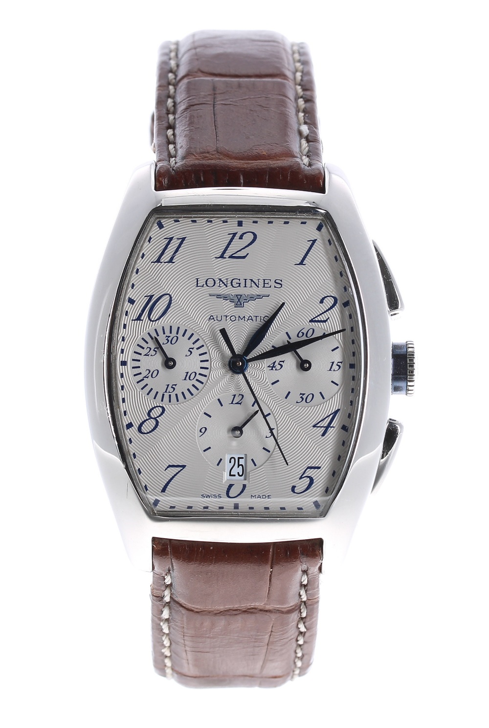Longines Evidenza chronograph automatic stainless steel gentleman's wristwatch, ref. ref. L2.643 - Image 2 of 3