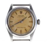 Rolex Oyster Royal 'shock-resisting' stainless steel gentleman's wristwatch, ref. 6244, circa