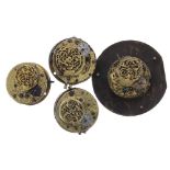 Four fusee verge pocket watch movements to include makers T. Oringham, Liverpool; Wilders, London,