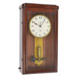 ATO battery electric wall clock, the 5.75" cream dial inscribed ATO Electrique..., with subsidiary