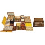 Quantity of mainly Bergeon cased small clock fittings and spares