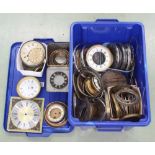 Large quantity of various dials and bezels