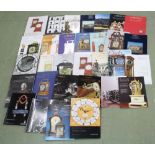Quantity of various London and other horological auction catalogues etc