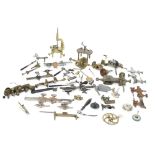 Interesting selection of small clock tools and accessories, including Jacot type tools and punches