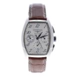 Longines Evidenza chronograph automatic stainless steel gentleman's wristwatch, ref. L2.643 4,