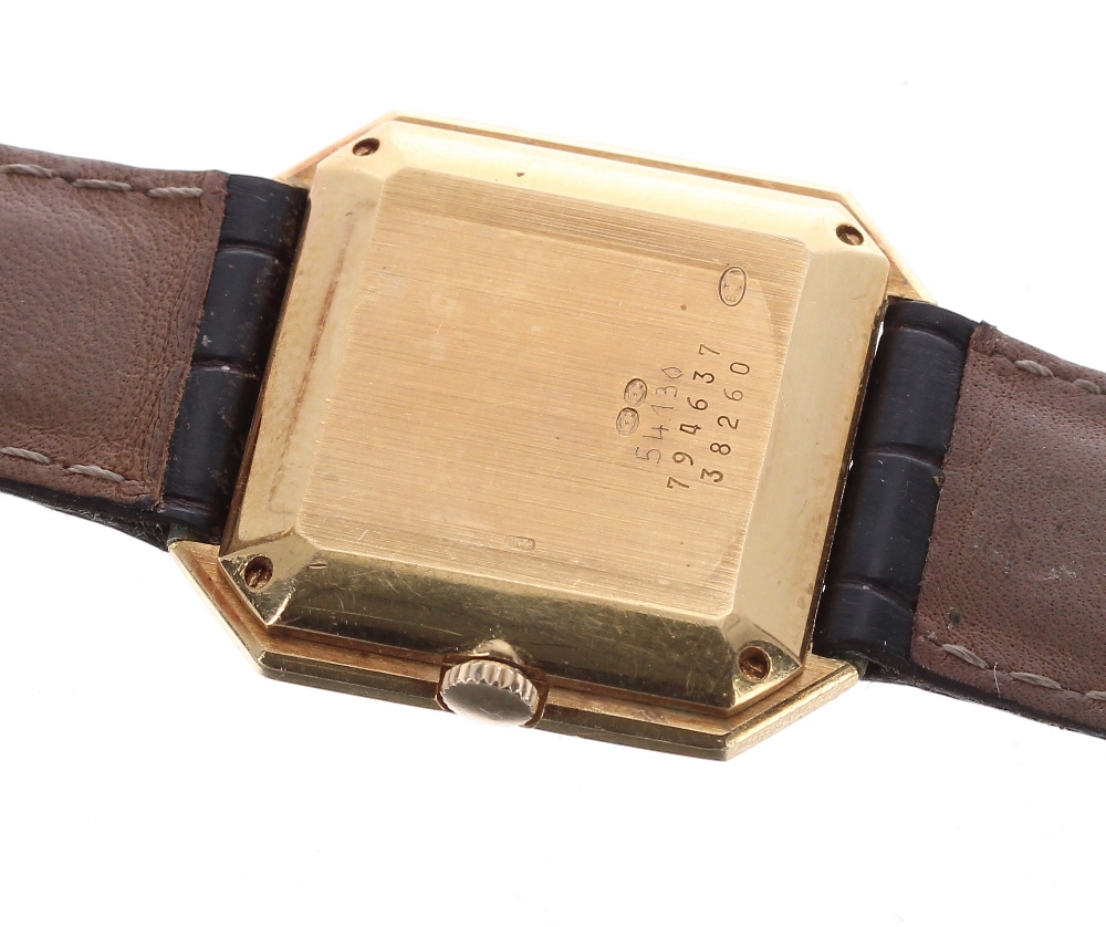 Baume & Mercier for Hermes 18ct octagonal cased lady's wristwatch, ref. 38260, serial no. 7946xx, - Image 2 of 2