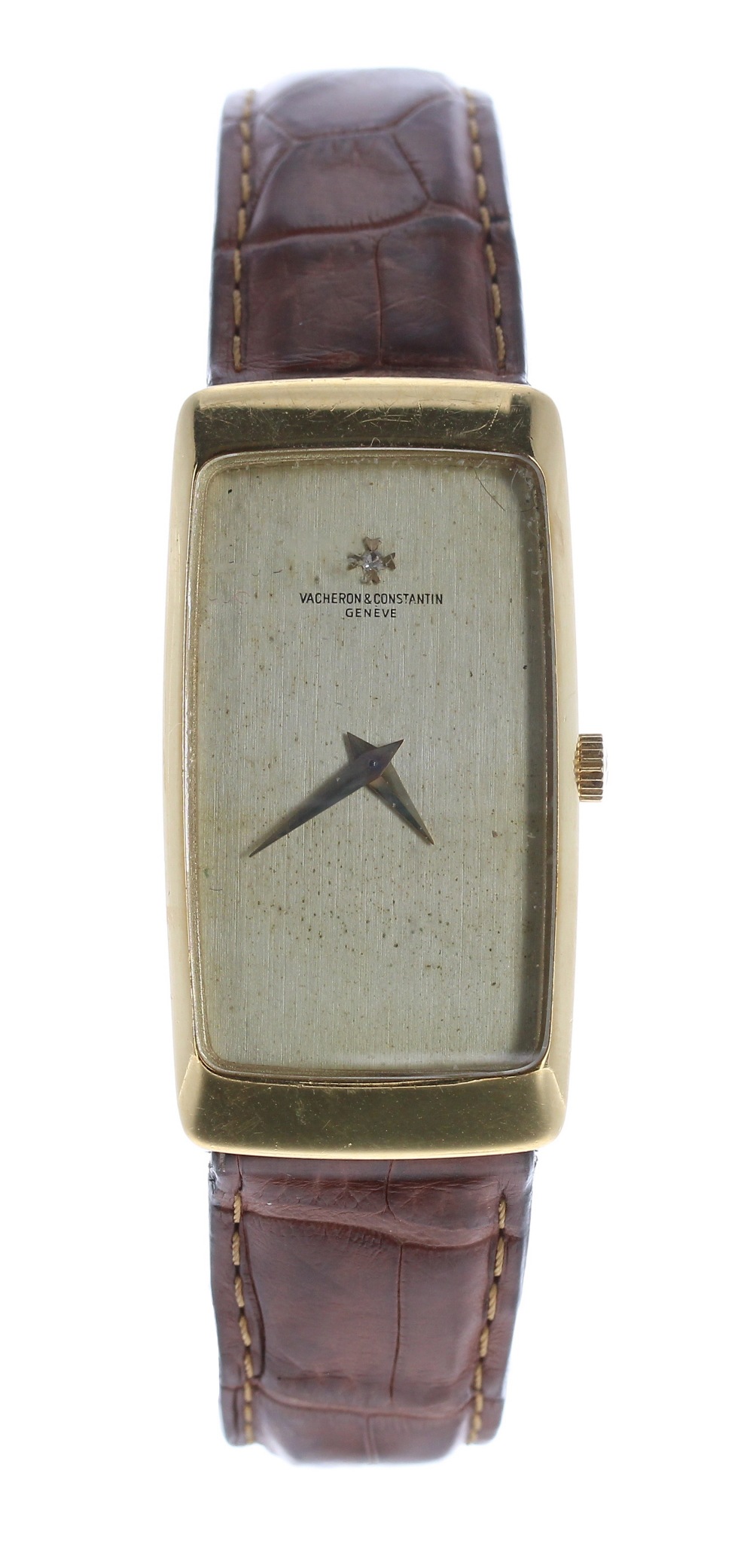 Vacheron & Constantin Genéve 18ct rectangular curved gentleman's dress watch, ref. 35204, circa