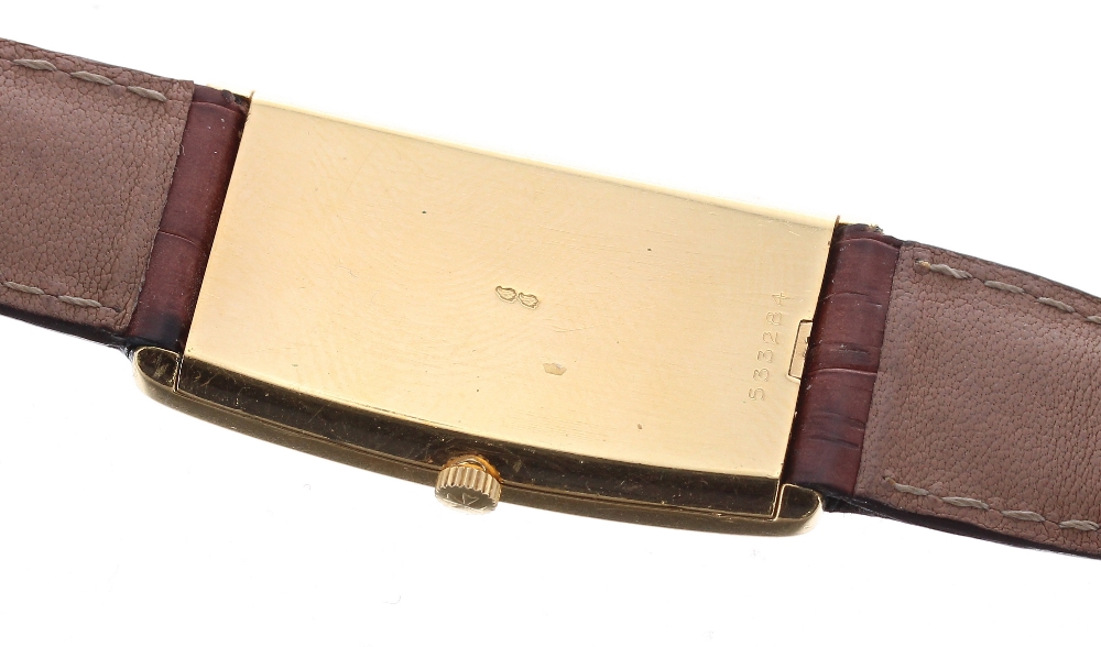 Vacheron & Constantin Genéve 18ct rectangular curved gentleman's dress watch, ref. 35204, circa - Image 3 of 3