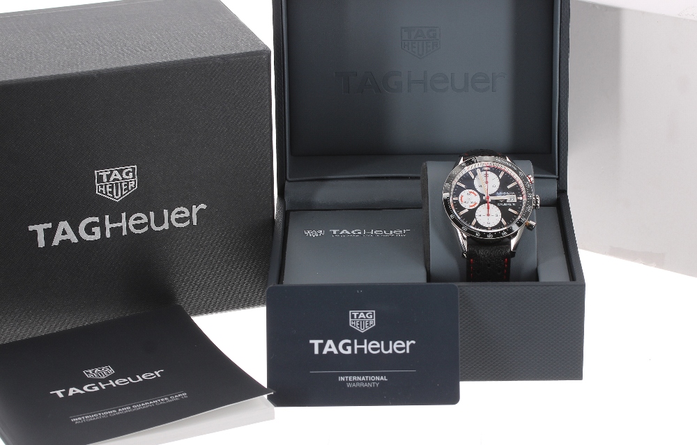 Tag Heuer Carrera Calibre 16 chronograph automatic stainless steel gentleman's wristwatch, ref.