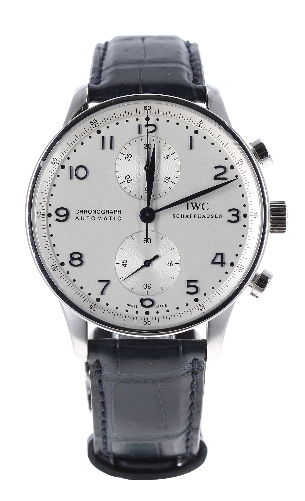 International Watch Co (IWC) Schaffhausen Portugieser chronograph automatic stainless steel