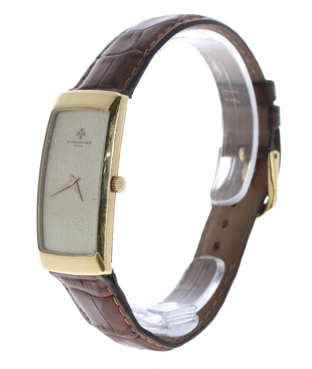 Vacheron & Constantin Genéve 18ct rectangular curved gentleman's dress watch, ref. 35204, circa - Image 2 of 3