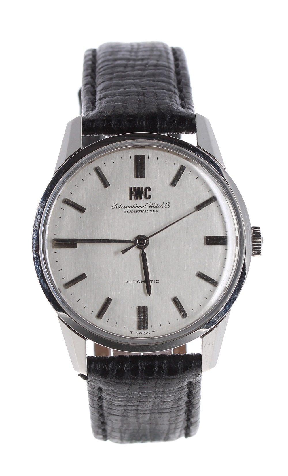 International Watch Co (IWC) Shaffhausen automatic stainless steel gentleman's wristwatch, ref. R