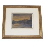 Simon B. Hodges (20th /21st century) - 'Scottish Sketchbook', a Loch scene with boats, signed also