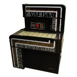 1975 Seeburg Entertainer jukebox, playing up to eighty records with large or small holes, infinity