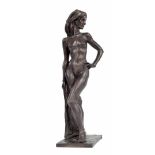 Ronald Cameron (British 1930-2013) - 'Emma', titled figural bronzed resin nude, inscribed signature,