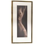 Willi Kismer (20th/21st century) - Female nude, side view, signed artist proof limited edition print