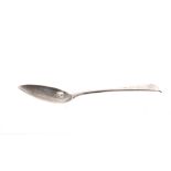 WIlliam IV silver table spoon, maker Jonathan Hayne, London 1835, 8.75" long, 2.4 oz t
