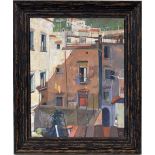 Charlotte Sorapure NEAC (20th/21st century) - 'Amalfi Courtyard', signed with the artist's