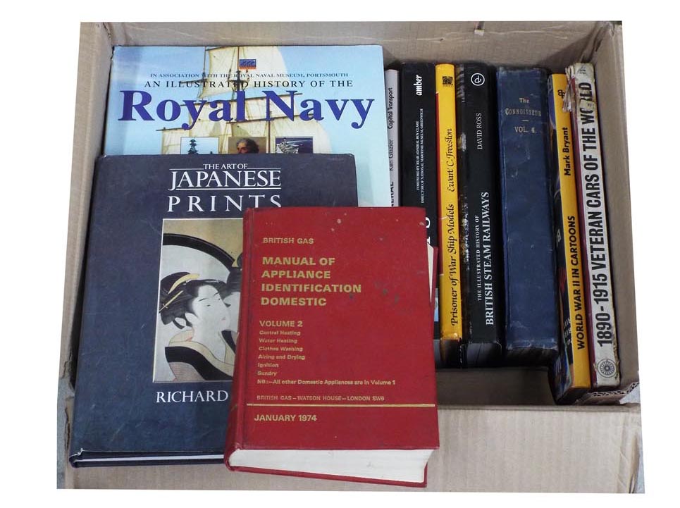 Box of miscellaneous reference books and others