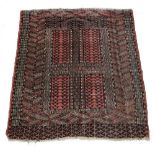 Hatchli handmade antique rug, 52" x 47" approx