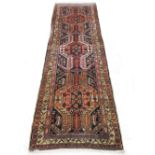 Persian Meshkin handmade runner, 120" x 38" approx