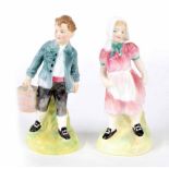 Royal Doulton - Jack HN 2060 and Jill HN 2061, 5.5" high (2)