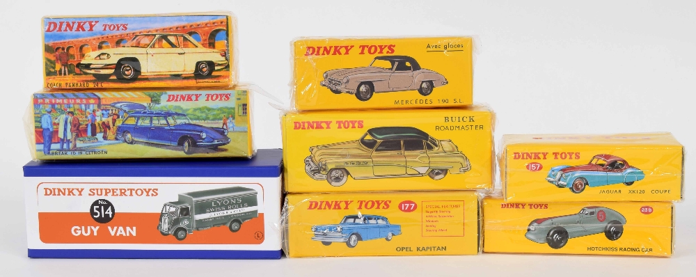 Atlas Editions Dinky motor vehicles - 177, 526157, 24V, 539 super detail, 24C, 23B, 514 (8)