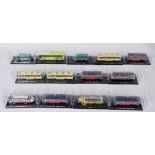 Thirteen Editions Atlas Classic Coaches Collection die cast scale models. Also a plastic toy