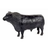 John Harper for Shebeg Pottery Isle of Man - Aberdeen Angus bull, signed Harper, Shebeg, I.O.M,