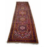 Persian handmade Heriz runner, 122" x 43" approx