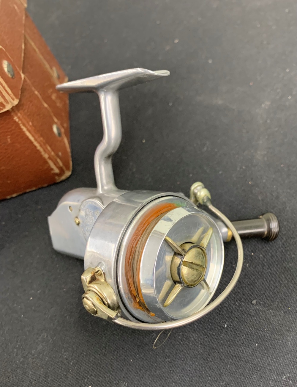 Angling interest - a Hardy "Altex" no1 mark IV spinning reel, folding handle, card box - Image 3 of 3