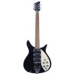 Tanglewood TW68 electric guitar; Finish: black, surface marks and minor dings; Fretboard: