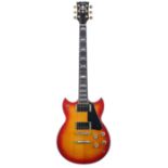 1996 Yamaha SG-1996 30th Anniversary electric guitar, made in Japan; Finish: cherry sunburst, some